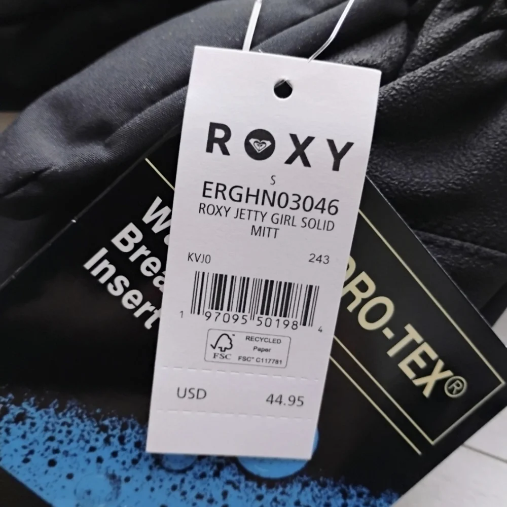 ROXY NEW Jetty Girl Insulated Mittens